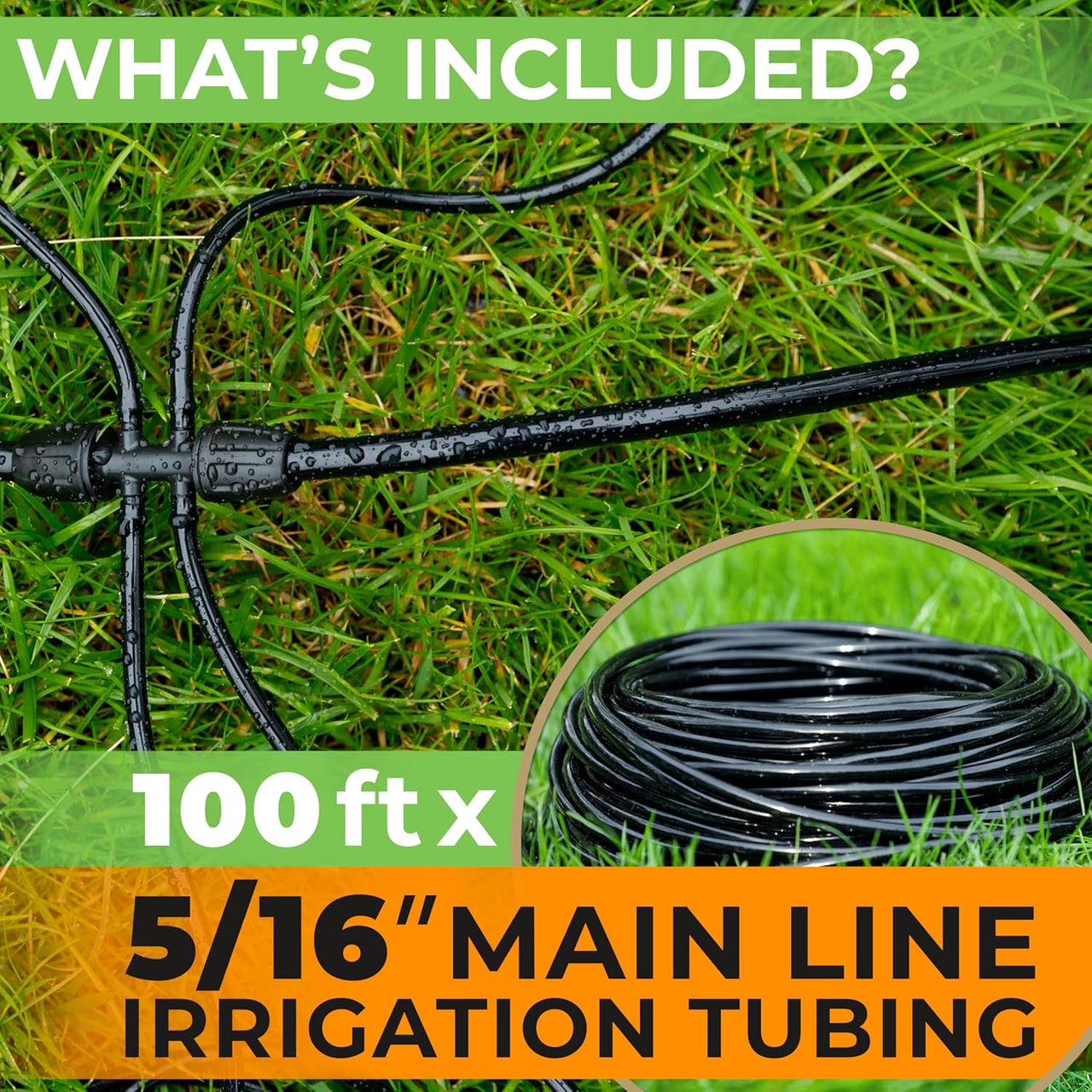 5/16 Drip Irrigation Tubing from Carpathen is easy to cut and install