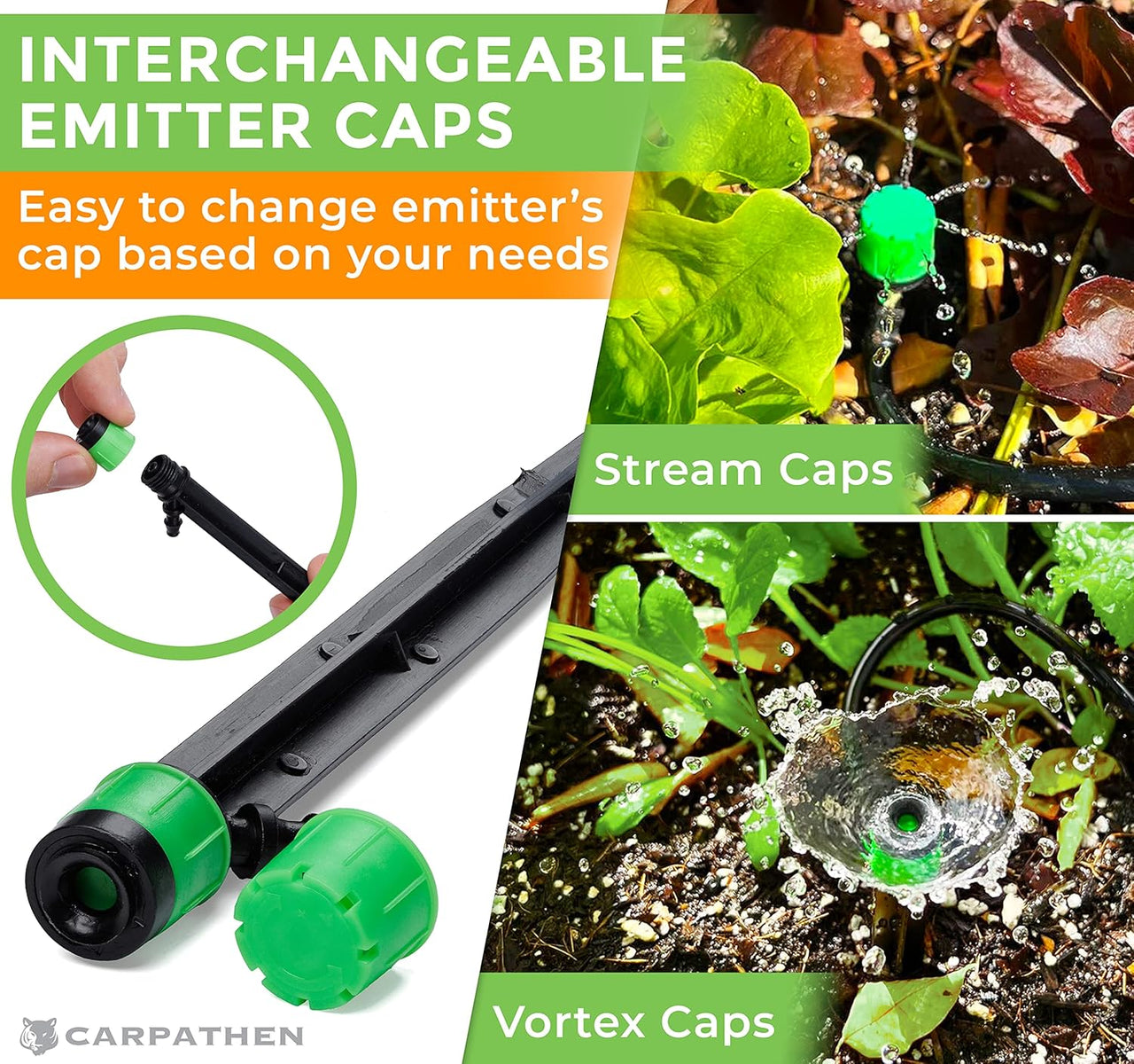 Adjustable water flow for precise watering