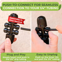 Thumbnail for Push-to-connect for seamless connection to your 1/4