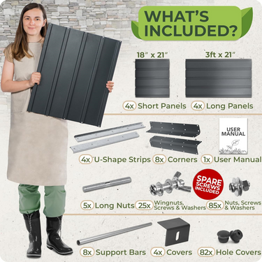 Optimal soil volume - any shape you need (6 shapes, 13 sizes, 1 raised bed)