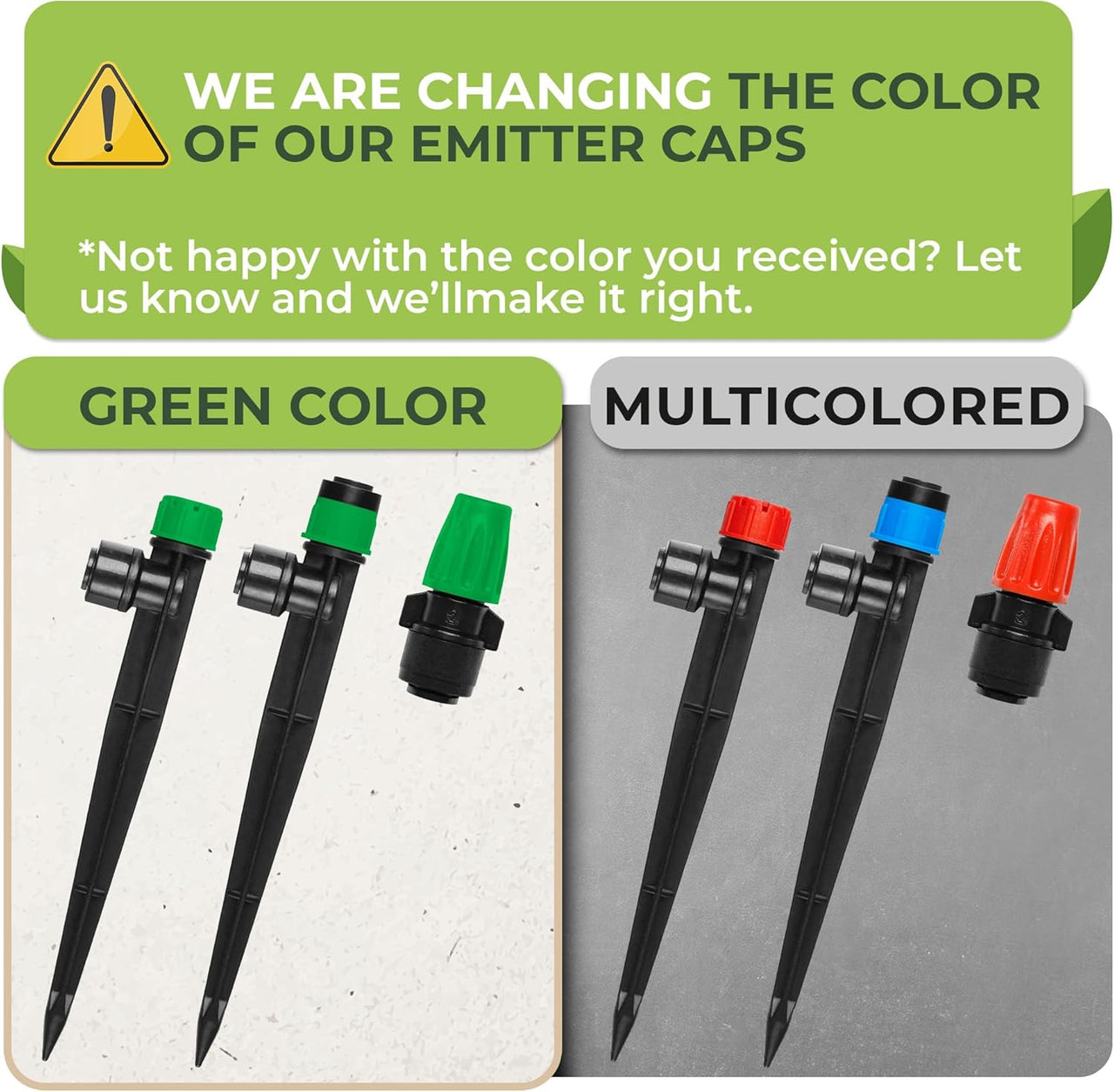 Quick Connect Irrigation System for Gardens - Enjoy taking care of your garden with durable, adjustable spray emitters