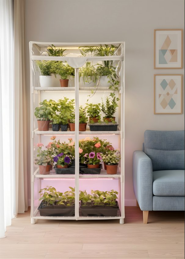 Indoor Greenhouses with Grow Lights: A Complete Guide to Year-Round Growing at Home