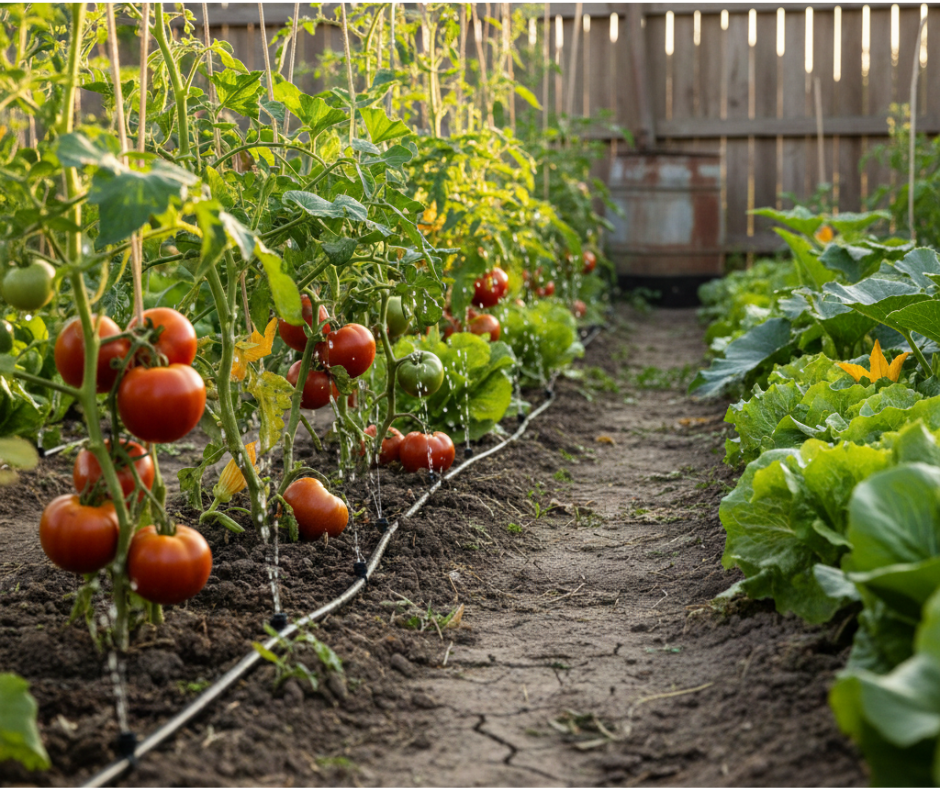 Water Scarcity & the “Tragedy of the Commons”: How Drip Irrigation Helps Gardeners Use Less and Grow More