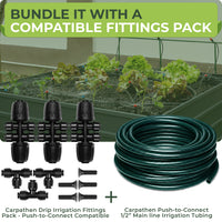 Thumbnail for Bundle it with a compatible fittings pack -Carpathen Drip Irrigation Fittings pack - push to connect compatible + Carpathen Push-to Connect 1/2