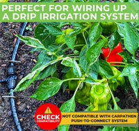 Thumbnail for  200 ft Black Tubing Drip Line from Carpathen is perfect for wiring up a drip irrigation system 