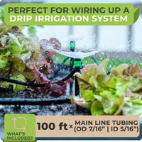 Thumbnail for Our poly tubing can serve as the main supply line for your irrigation system and water your plants efficiently. 