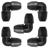 Thumbnail for Drip tubing 5/16 - Drip Irrigation Elbow Fittings 5/16 - 5 Pcs Drip Irrigation Connectors for Drip Irrigation Tubing (.42