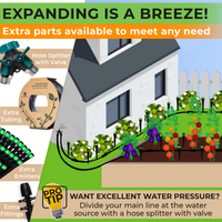 Thumbnail for Drip Irrigation System - Complete Drip Irrigation Kit with 30 Drip Emitters, 5/16