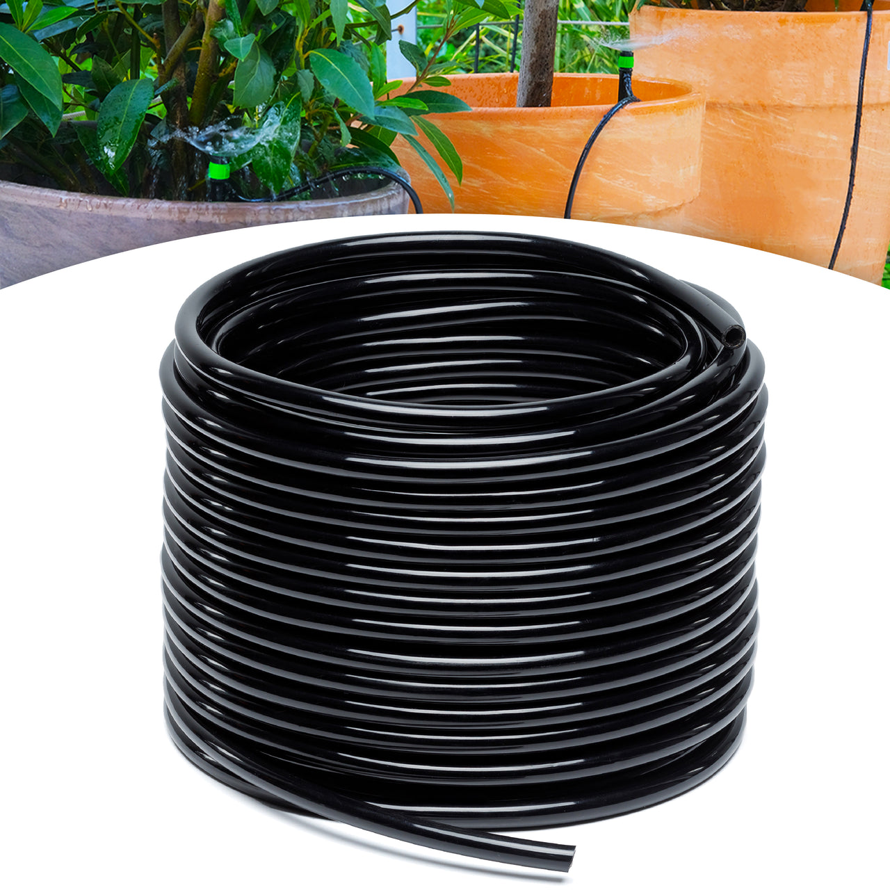 Drip tubing 1/4 - 1/4 Drip Irrigation Tubing - 100 ft Black Drip Irrigation Hose | Carpathen