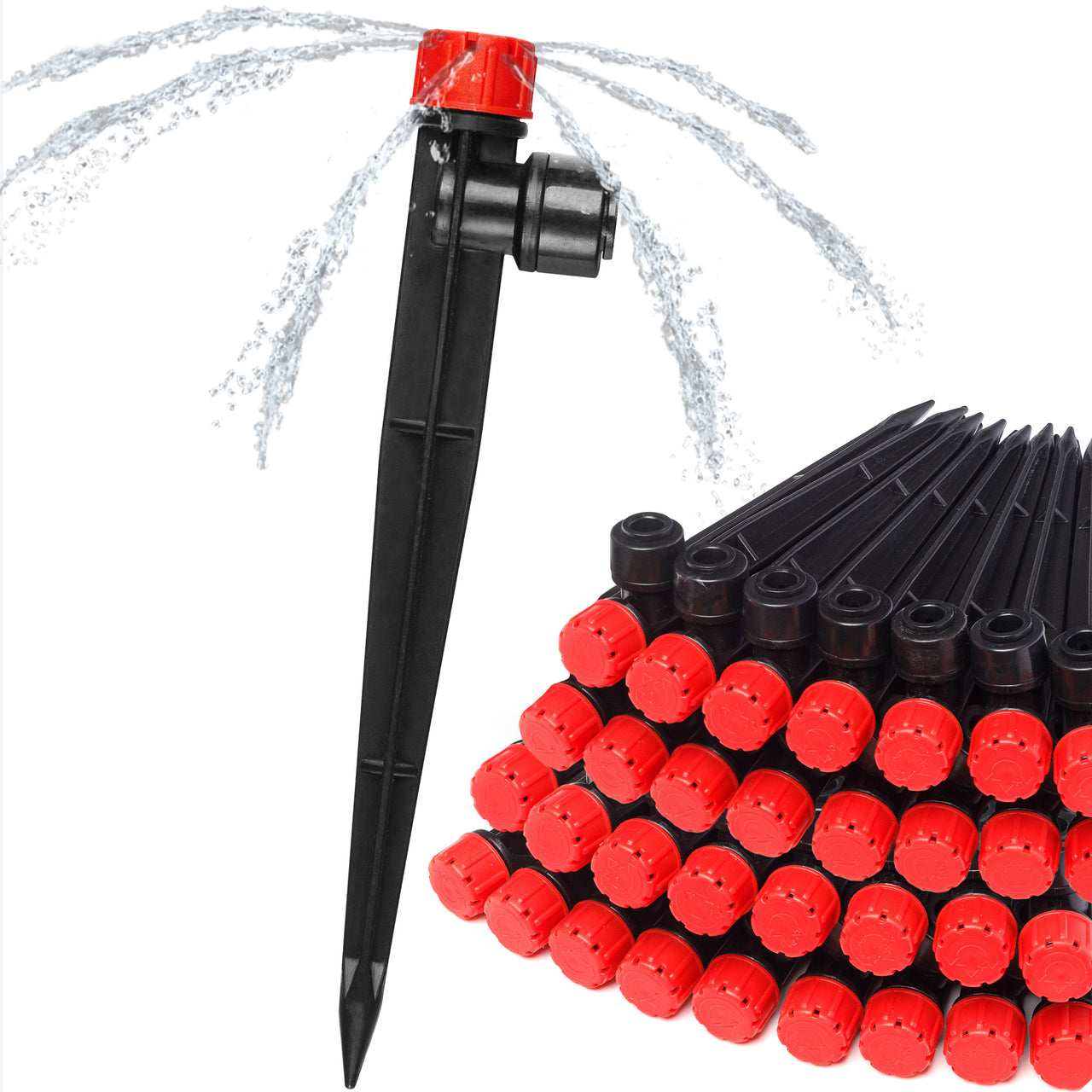 Drippers/Emitters - Drip Irrigation Emitters Spray - 30 pcs 1/4" Push-to-Connect Irrigation Drippers from Carpathen