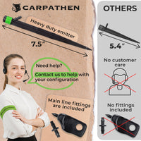 Thumbnail for Reasons to choose Drip Irrigation Emitters from Carpathen: heavy duty emitters, main line fittings are included and good customer care. 