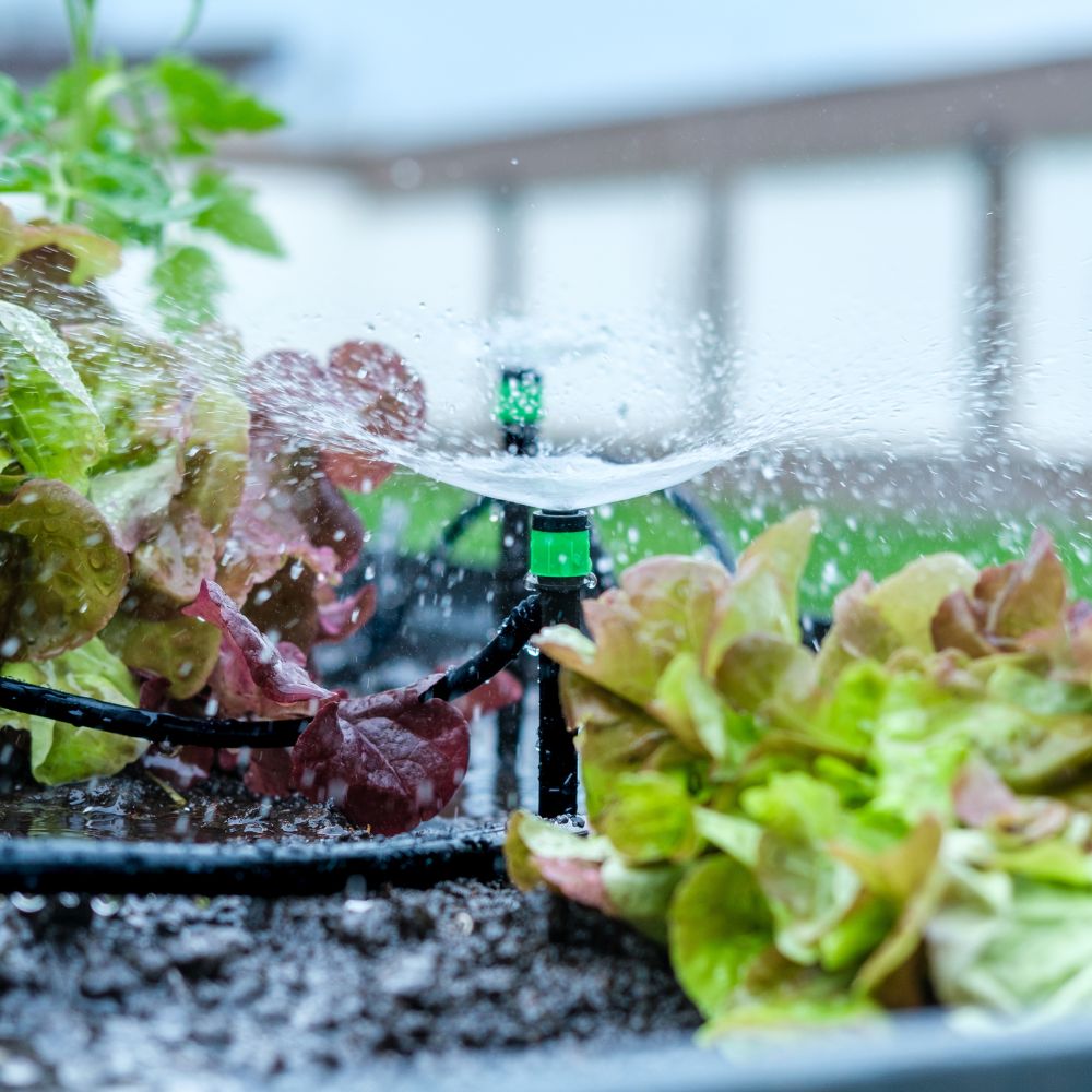 Drip Irrigation Emitters Mix - 100 pcs 1/4" Irrigation Drippers - Adjust the water spray by rotating the cap to deliver the exact amount of water your plants need.