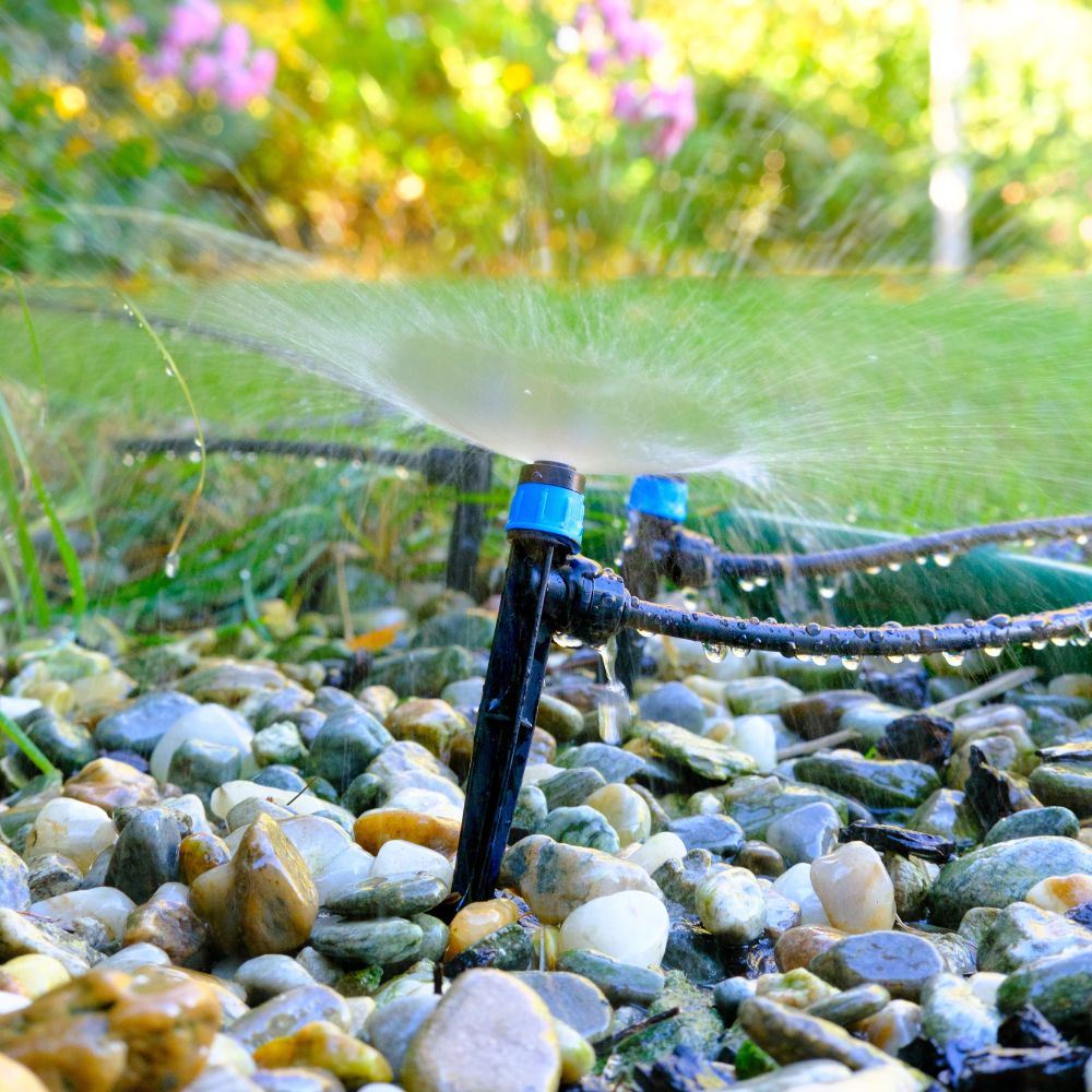 garden spray system Drip Irrigation Emitters Vortex - 30 pcs 1/4" Push-to-Connect Irrigation Drippers