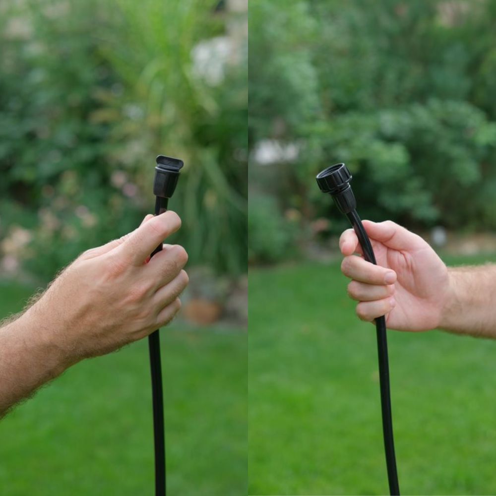 Drip Irrigation Fittings 5/16 - 3 x PVC Female Hose Thread and 3 x Barbed Threaded End Plugs - Take your garden irrigation system to the next level with the Carpathen Female Fitting for Irrigation Tubing