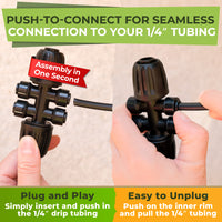 Thumbnail for Push-to-connect for seamless connection to your 1/4