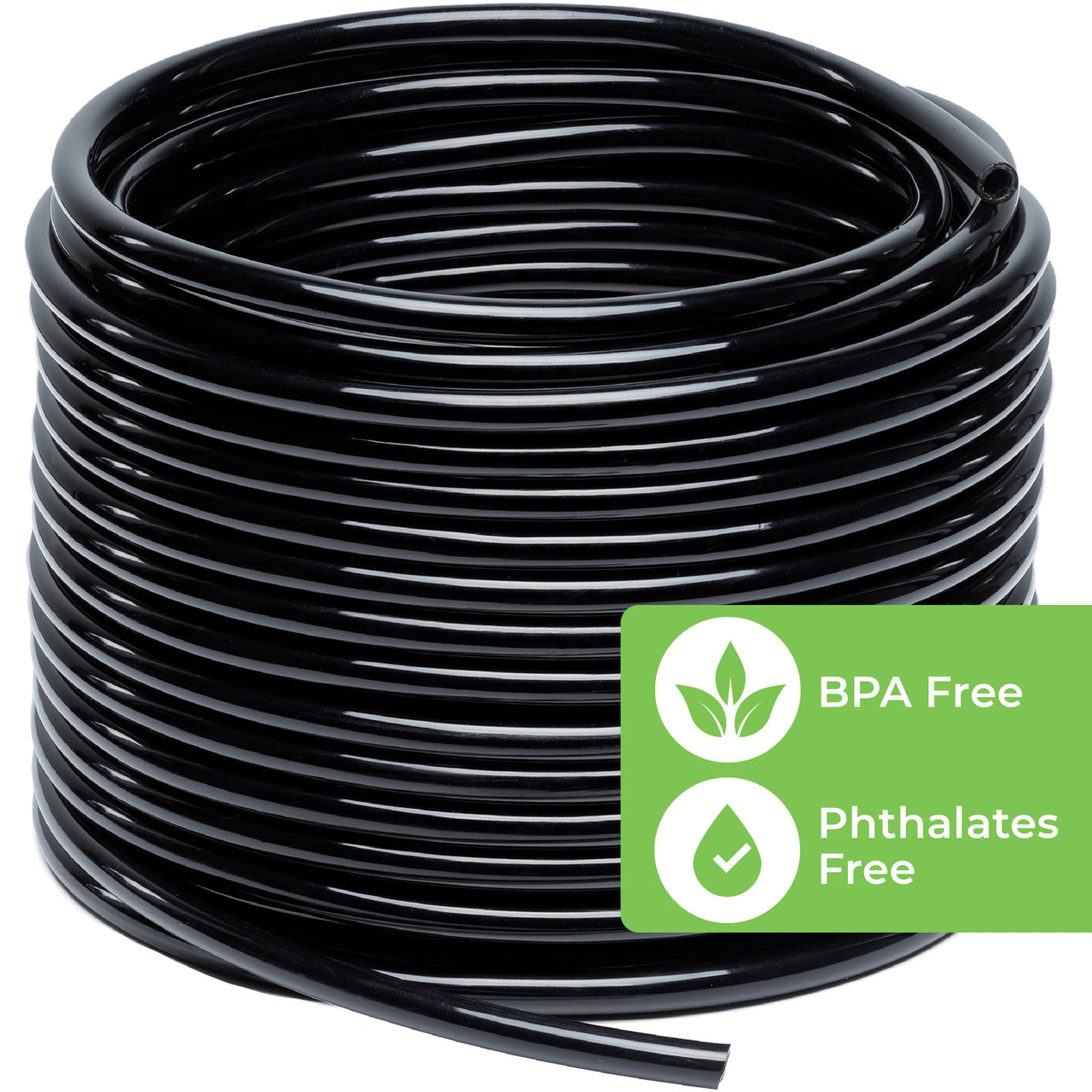 Drip tubing 1/4 - 1/4 Drip Irrigation Tubing - 200 ft Black Drip Irrigation Hose 