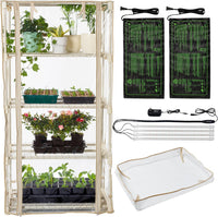 Thumbnail for Use as a plant stand indoor with grow lights, starter seed trays station, or grow cabinet