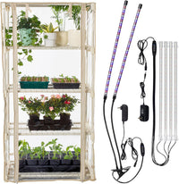 Thumbnail for Enjoy adjustable lighting, healthy plant growth, and hassle-free monitoring—all in one portable greenhouse setup