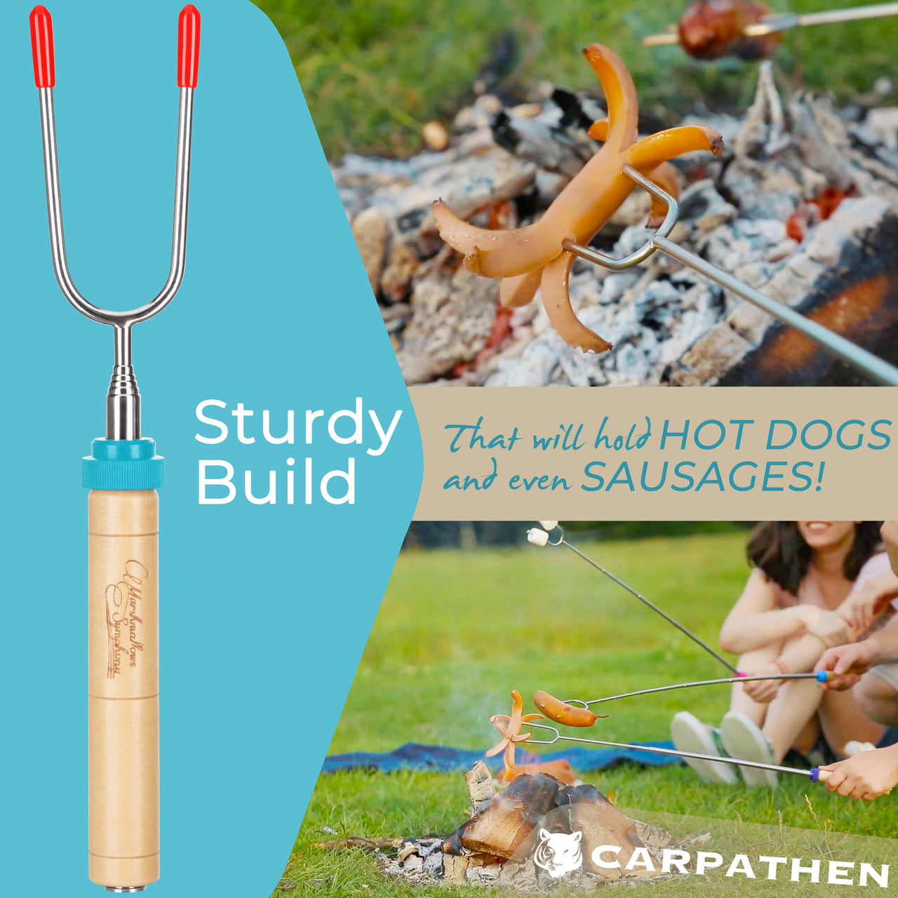 Sturdy build that will hold hot dogs and even sausages 