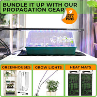 Thumbnail for Seed Starter Tray - Seed Starting Tray with Humidity Dome and 80 Peat Pots for Seedlings - Plant Germination Trays Plant Starter Kit and Base Mini Greenhouse Germination Kit | CARPATHEN