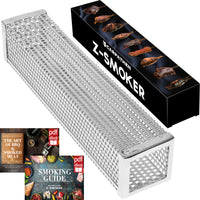 Thumbnail for Z-Smoker - Pellet Smoker Tube 12 inches - Hot or Cold Smoking for Any Grill or Smokers - Stainless Steel | Carpathen